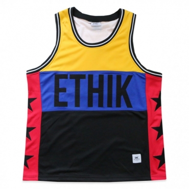 CANOTTA BLOCKSTAR JERSEY GIALLO/MULTI