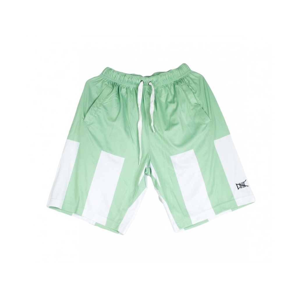 PANTALONE CORTO GLOBAL SOCCER JERSEYS SHORT VERDE MENTA/BIANCO