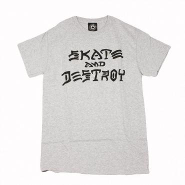 MAGLIETTA SKATE  DESTROY GREY/BLACK