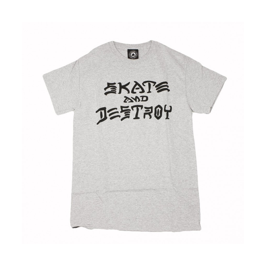 MAGLIETTA SKATE  DESTROY GREY/BLACK