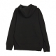 FELPA CAPPUCCIO CIRCLE LOGO HOOD BLACK/WHITE