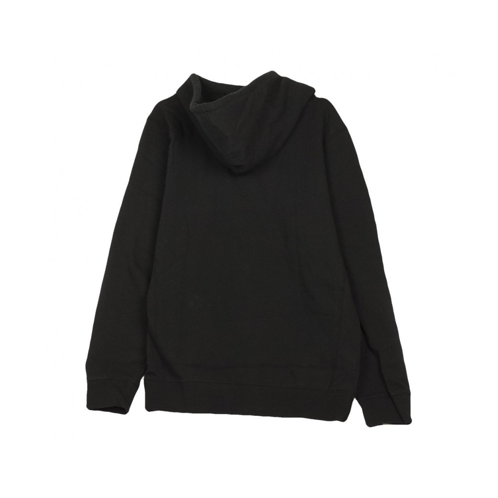 FELPA CAPPUCCIO CIRCLE LOGO HOOD BLACK/WHITE