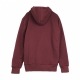 FELPA CAPPUCCIO REVERSIBILE LAPIN BURGUNDY