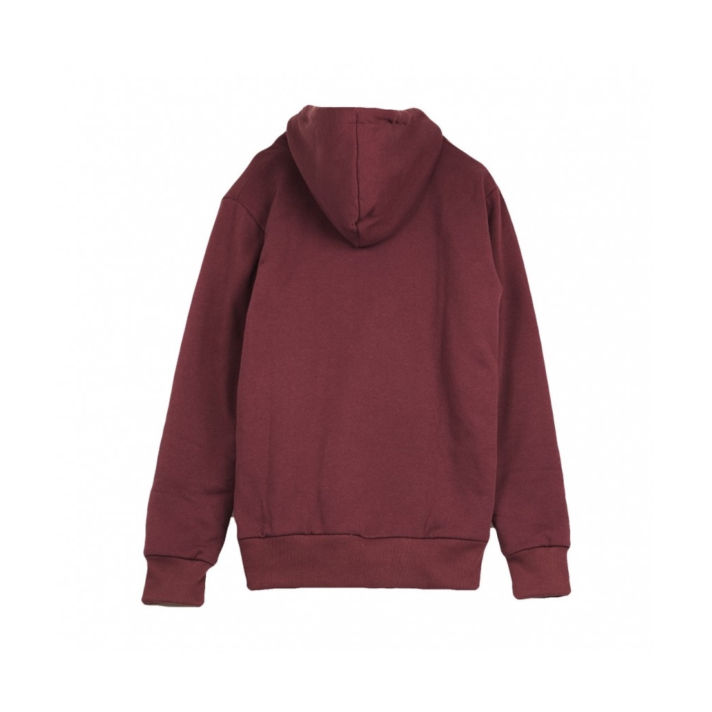 FELPA CAPPUCCIO REVERSIBILE LAPIN BURGUNDY