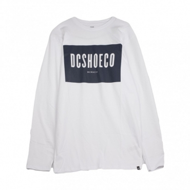 MAGLIETTA MANICHE LUNGHE SQUARESIDE L/S WHITE/NAVY
