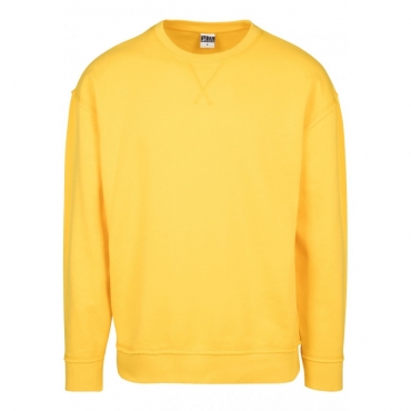 FELPA GIROCOLLO OVERSIZED OPEN EDGE CREW CHROME YELLOW