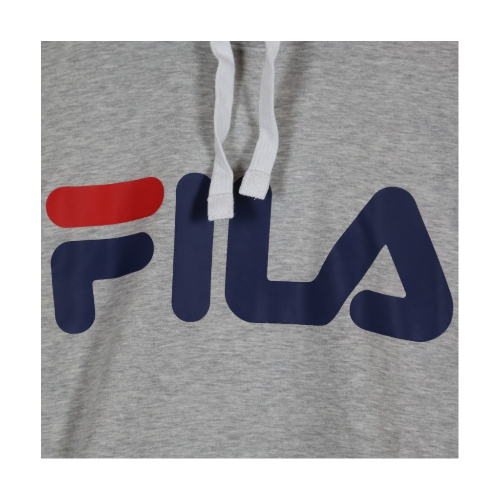 FELPA CAPPUCCIO CLASSIC LOGO HOODY LIGHT GREY MELANGE