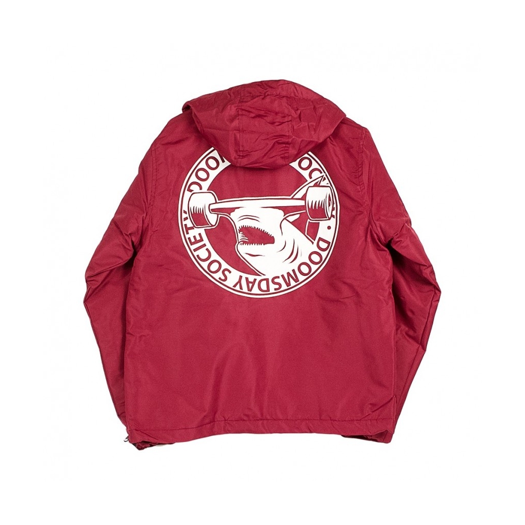 Burgundy anorak on sale