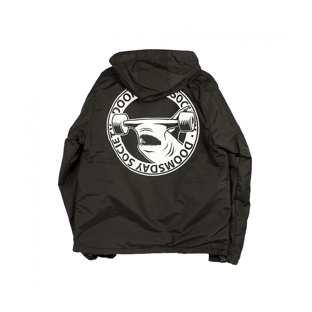 ANORAK HAMMERHEAD PULLOVER JACKET BLACK/WHITE