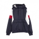 ANORAK 3 TONE PULL OVER NAVY/WHITE/FIRE RED