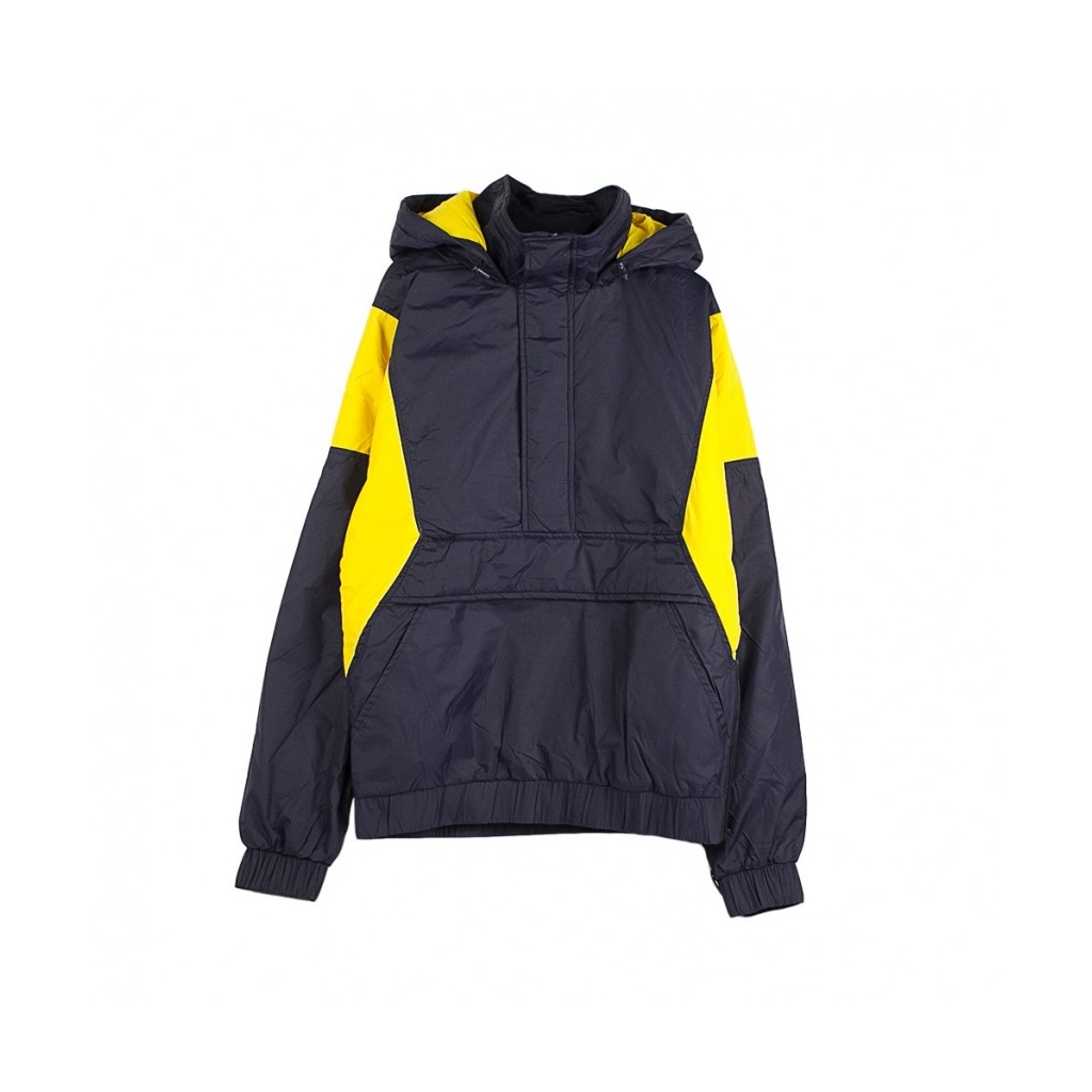 ANORAK 2 TONE PULL OVER NAVY/CHROME YELLOW