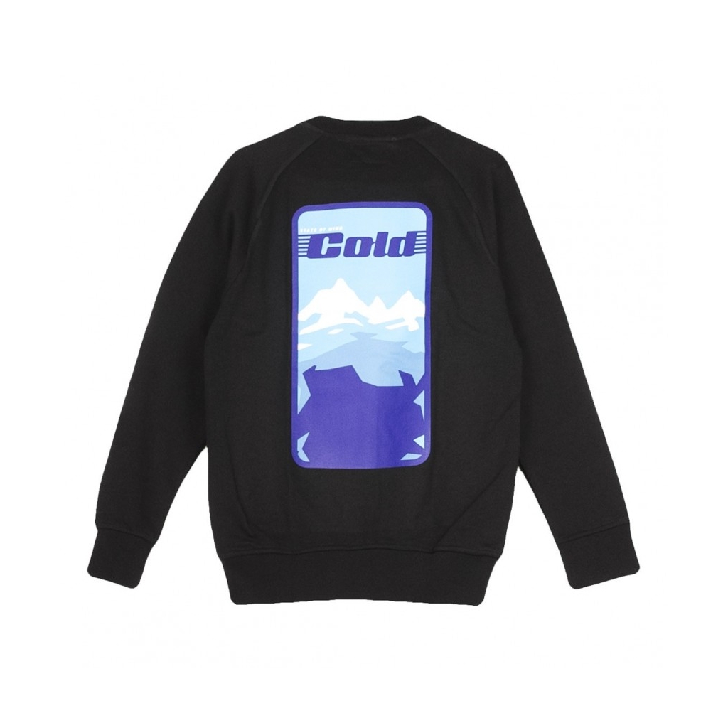 FELPA GIROCOLLO COLD SWEATSHIRT BLACK