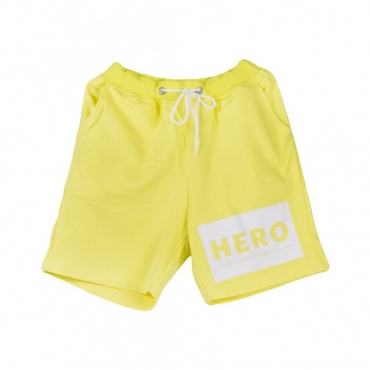 PANTALONE CORTO HERO LOGO YELLOW