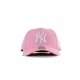 CAPPELLO VISIERA CURVA MVP SNAPBACK NEYYAN ROSE/WHITE