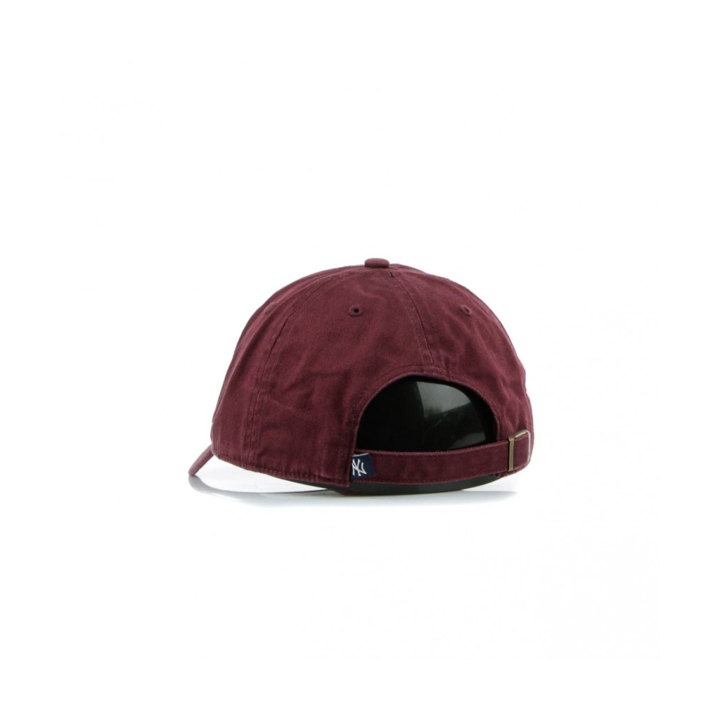 CAPPELLO VISIERA CURVA CLEAN UP NEYYAN DARK MAROON/WHITE