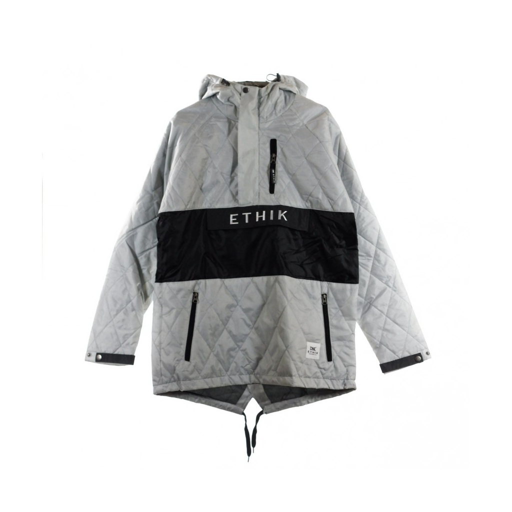 ANORAK QUILT TECH GREY/BLACK