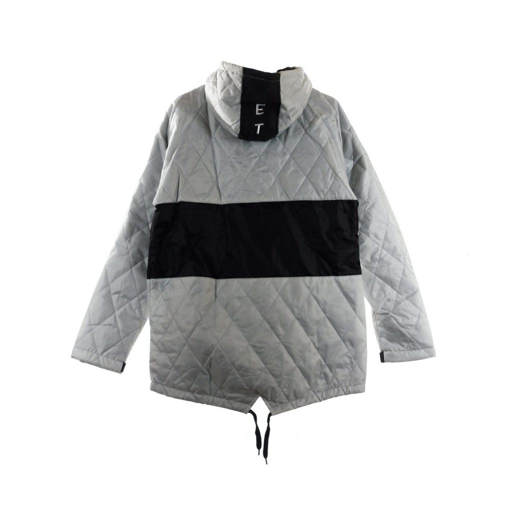 ANORAK QUILT TECH GREY/BLACK