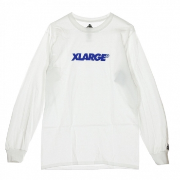 MAGLIETTA MANICHE LUNGHE OG LOCKUP L/S WHITE