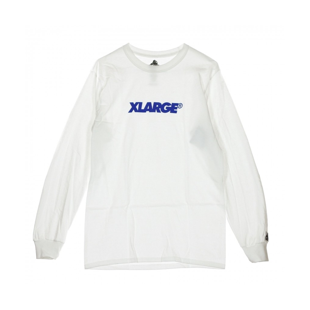 MAGLIETTA MANICHE LUNGHE OG LOCKUP L/S WHITE