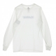 MAGLIETTA MANICHE LUNGHE OG LOCKUP L/S WHITE