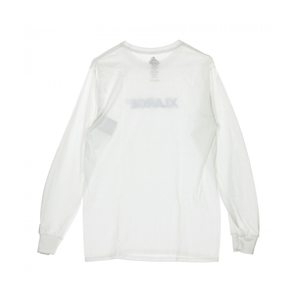 MAGLIETTA MANICHE LUNGHE OG LOCKUP L/S WHITE