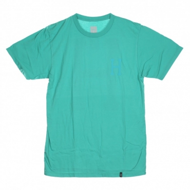MAGLIETTA OVER-DYE CLASSIC H BRIGHT AQUA