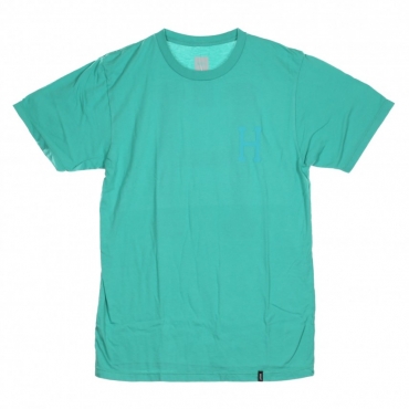 MAGLIETTA OVER-DYE CLASSIC H BRIGHT AQUA