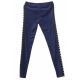 PANTALONE TUTA BANDA AMMU BLUE GREYSTONE/BLACK