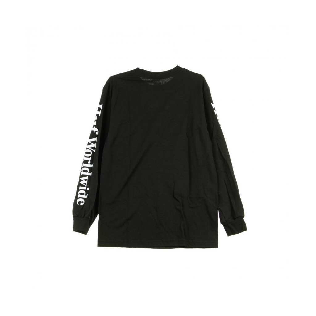 MAGLIETTA MANICHE LUNGHE DOMESTIC L/S TEE BLACK/WHITE