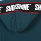 FELPA CAPPUCCIO BAND INSERTS HOODIE DEEP GREEN