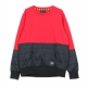 FELPA GIROCOLLO NYLON SWEATSHIRT RED