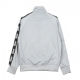 TRACKTOP BOMBER SWEATSHIRT LOGO BANDS SILVER