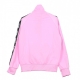 TRACKTOP BOMBER SWEATSHIRT LOGO BANDS PINK