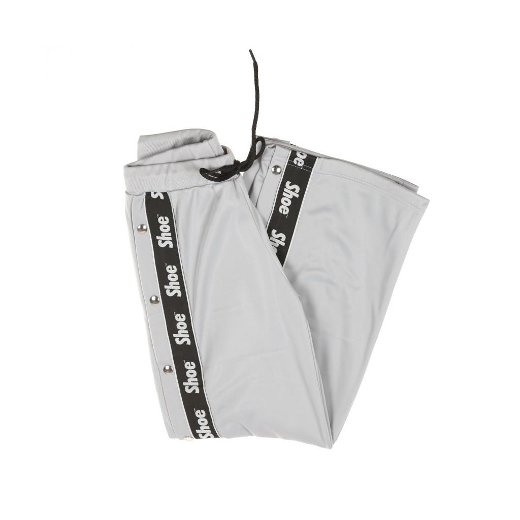 PANTALONE TUTA TROUSERS LOGO BAND SILVER