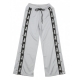 PANTALONE TUTA TROUSERS LOGO BAND SILVER
