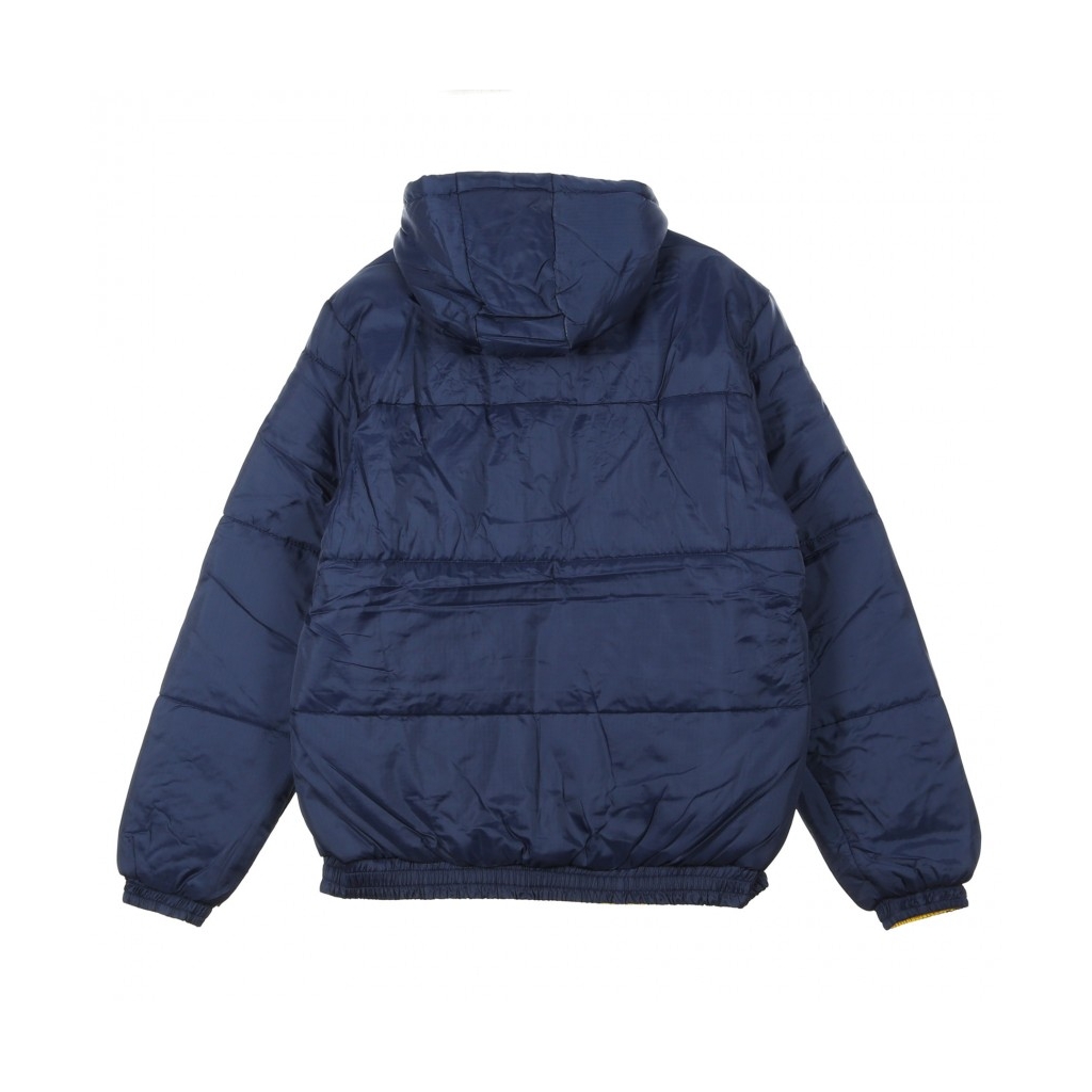 GIACCA A VENTO PUFF TURN JACKET NAVY/YELLOW
