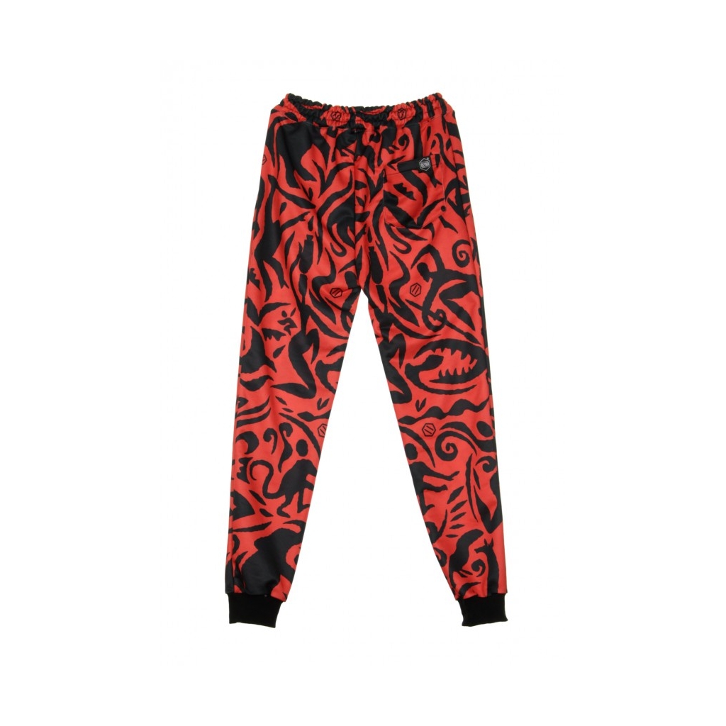 PANTALONE TUTA RITUAL MASK RED/BLACK