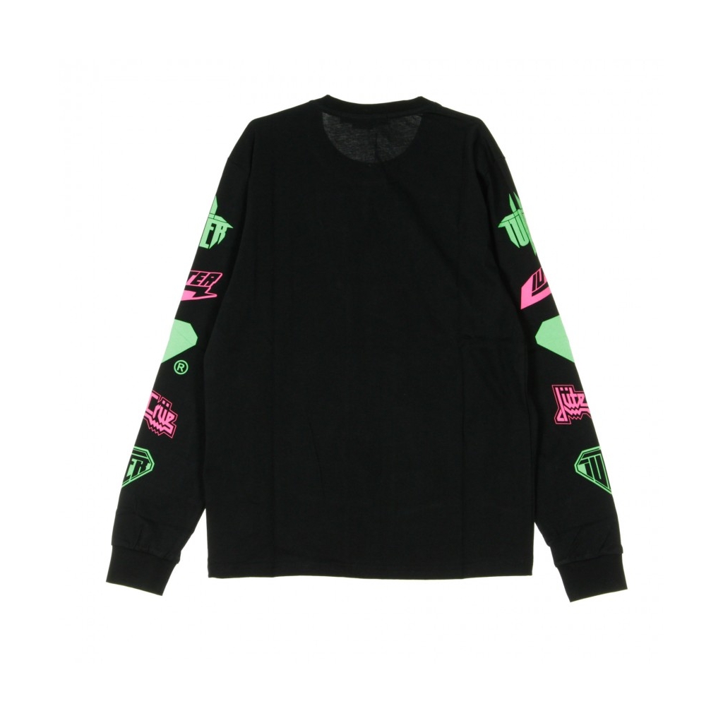 MAGLIETTA MANICHE LUNGHE HORNS L/S BLACK