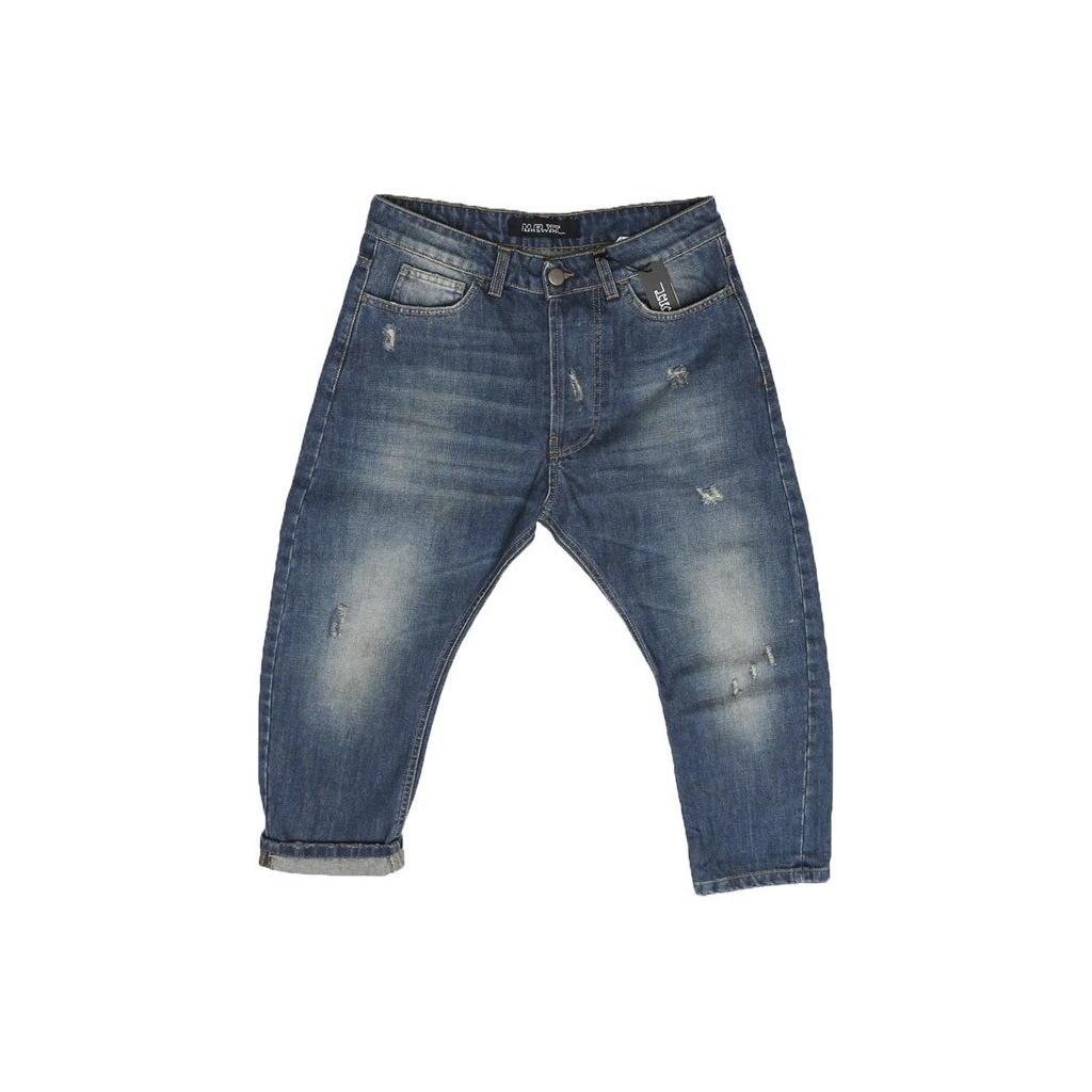 PANTALONE CORTO MINIMARKET JEANS SHORT MRJE27 Faded Denim unico