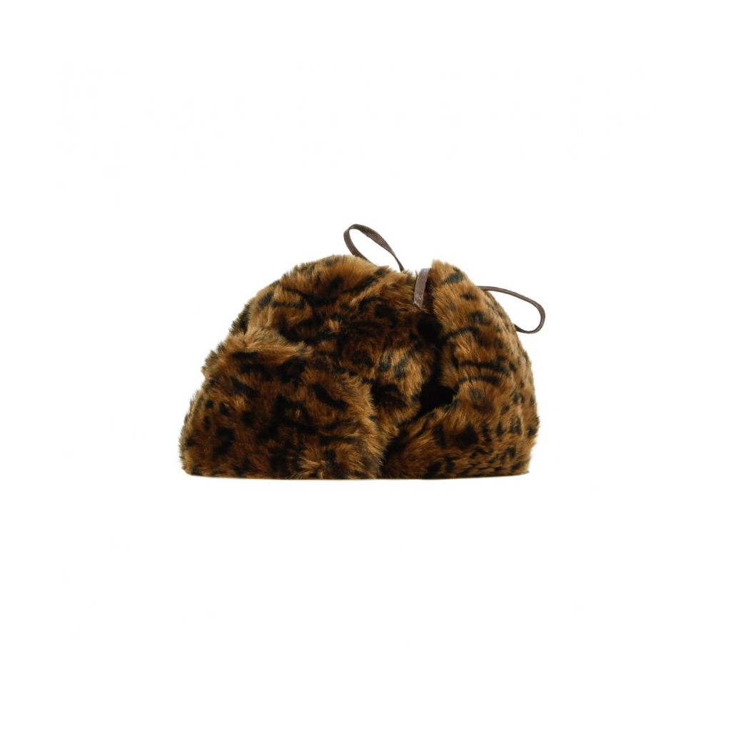 CAPPELLO INVERNALE CON ORECCHIE LEOPARD TRAPPER
