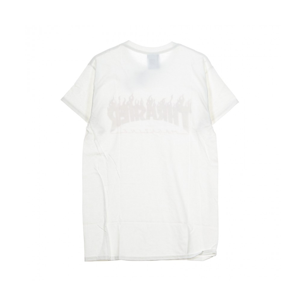 MAGLIETTA FLAME TEE WHITE/YELLOW