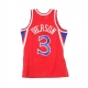 CANOTTA BASKET NBA SWINGMAN JERSEY ALLEN IVERSON NO3 1996-97 PHI76E ROAD ORIGINAL TEAM COLORS