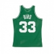 CANOTTA BASKET NBA SWINGMAN JERSEY LARRY BIRD NO33 1985-86 BOSCEL ROAD ORIGINAL TEAM COLORS