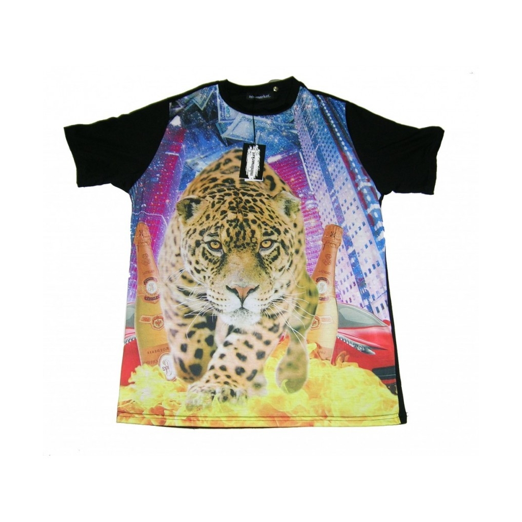 MAGLIETTA MINIMARKET T-SHIRT TIGRE All Over unico