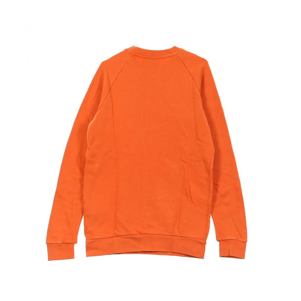 CREW NECK SWEATSHIRT TREFOIL CREW HANDWERK ORANGE