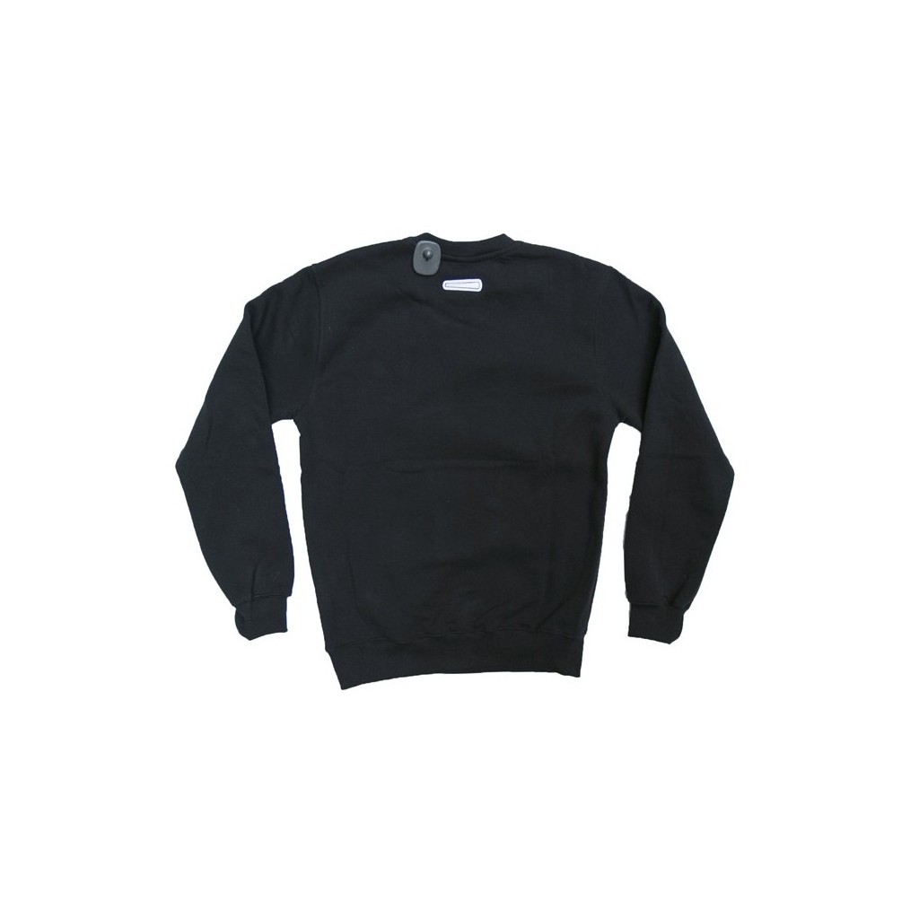 FELPA GIROCOLLO MASS DENIM SWEATSHIRT CREWNECK WE WEED YOU Black unico