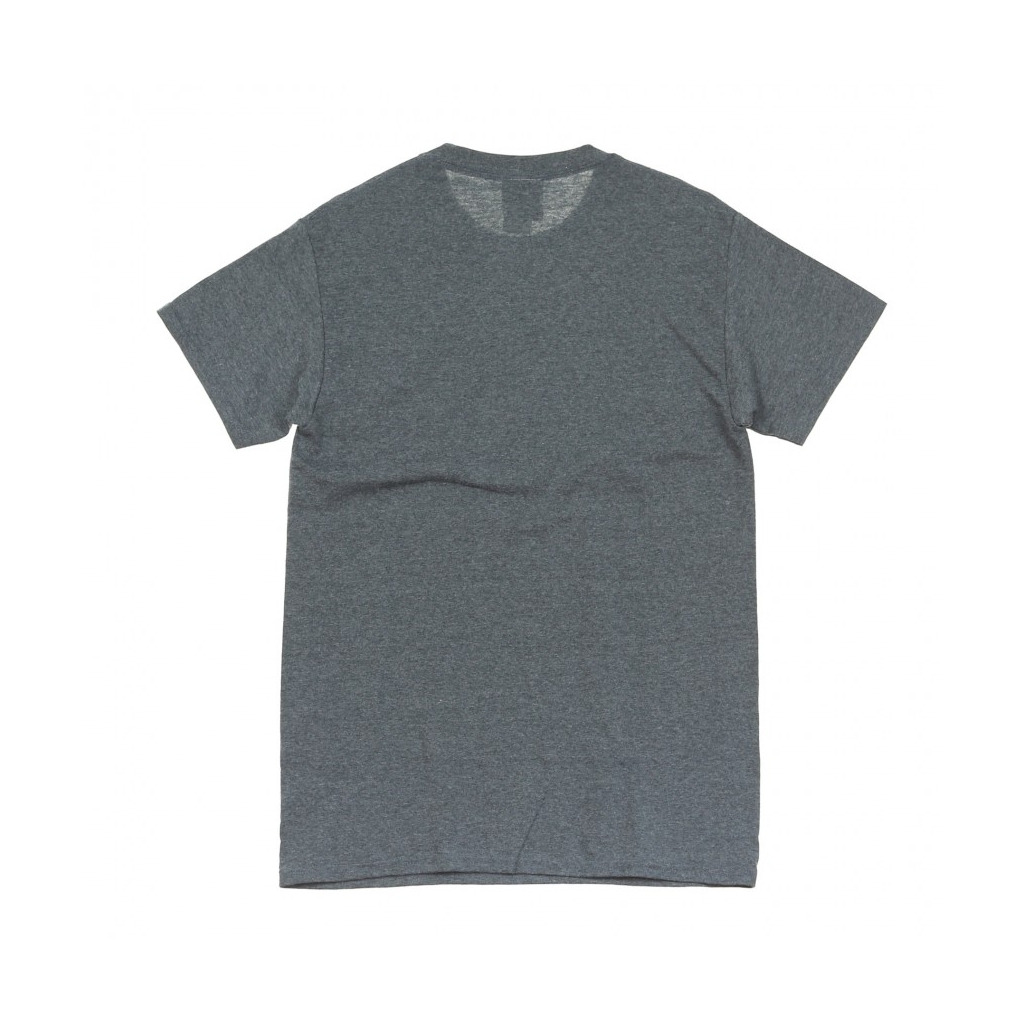 MAGLIETTA FLAME TEE DARK HEATHER GREY/PURPLE