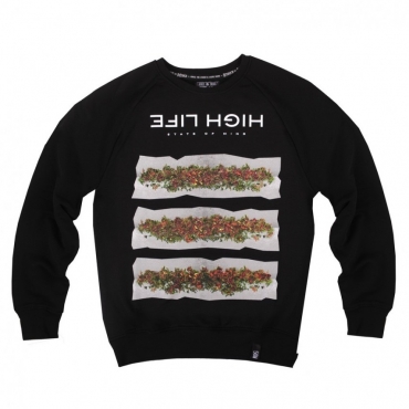 FELPA GIROCOLLO 5TATE OF MIND SWEATSHIRT CREWNECK HIGH LIFE Black unico