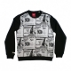 FELPA GIROCOLLO YMCMB SWEATSHIRT CREWNECK PAY ROLL Black unico