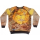 FELPA GIROCOLLO MINIMARKET SWEATSHIRT CREWNECK SOFFITTO ARANCIO All Over unico